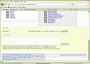 new table and custom SQL assistant